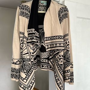 Easy to throw on Aztec cardigan